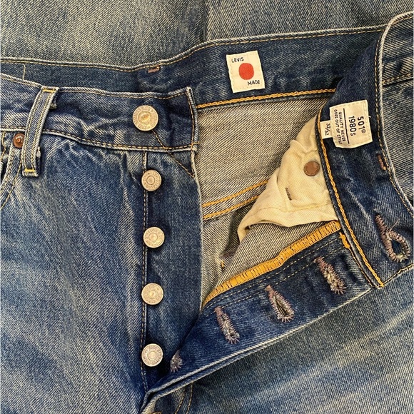LEVI’S® MEN’S MADE IN JAPAN 1980S 501® JEANS size 32/32 NWOT $398 jeans - Picture 13 of 16